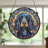 Cocker (Working) Black Stained Glass Effect Suncatcher